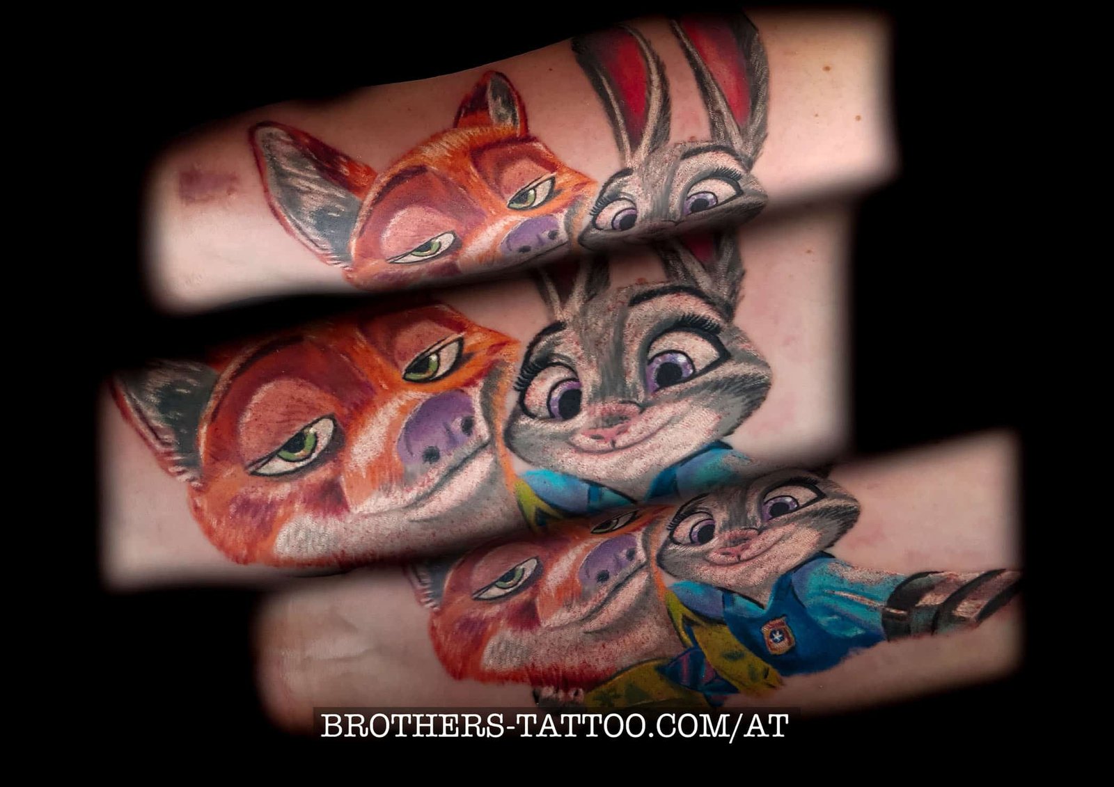 zoomania walt disney - tattoo